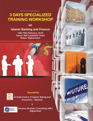3 days specialized training workshop on islamic banking and finance, afghanistan