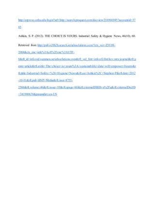 s Role in Sustainability | DOCX