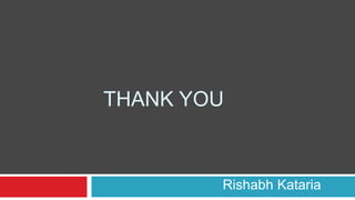 Rishabh Kataria
THANK YOU
 