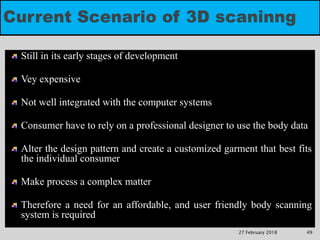 3 d body scanning | PPTX