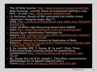 3 d body scanning | PPTX