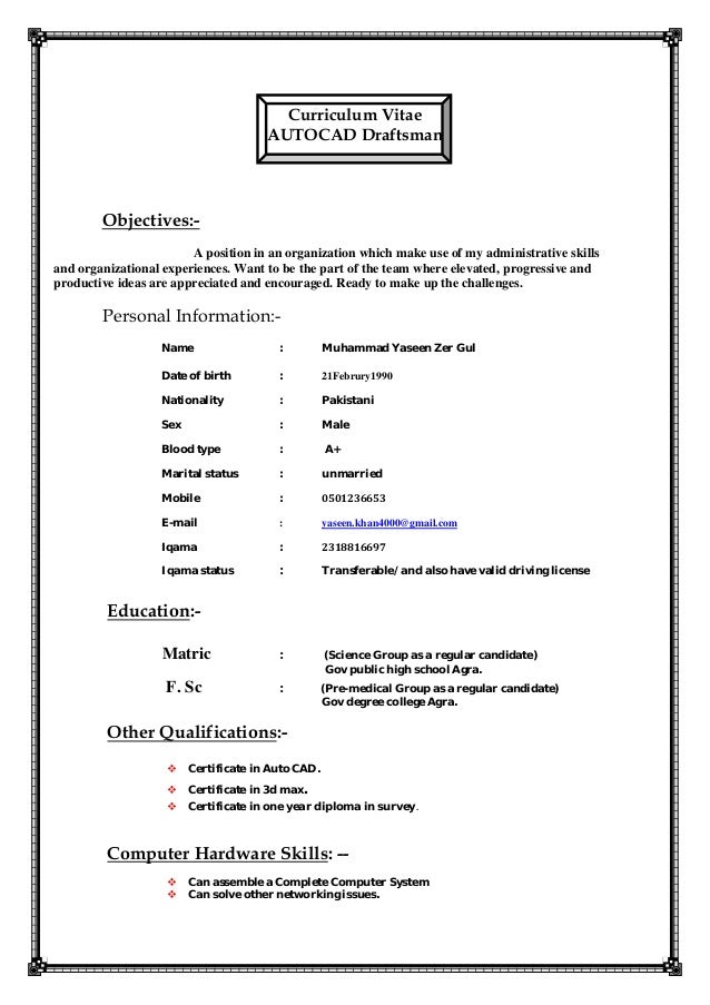 tabular form cv tabular form cv