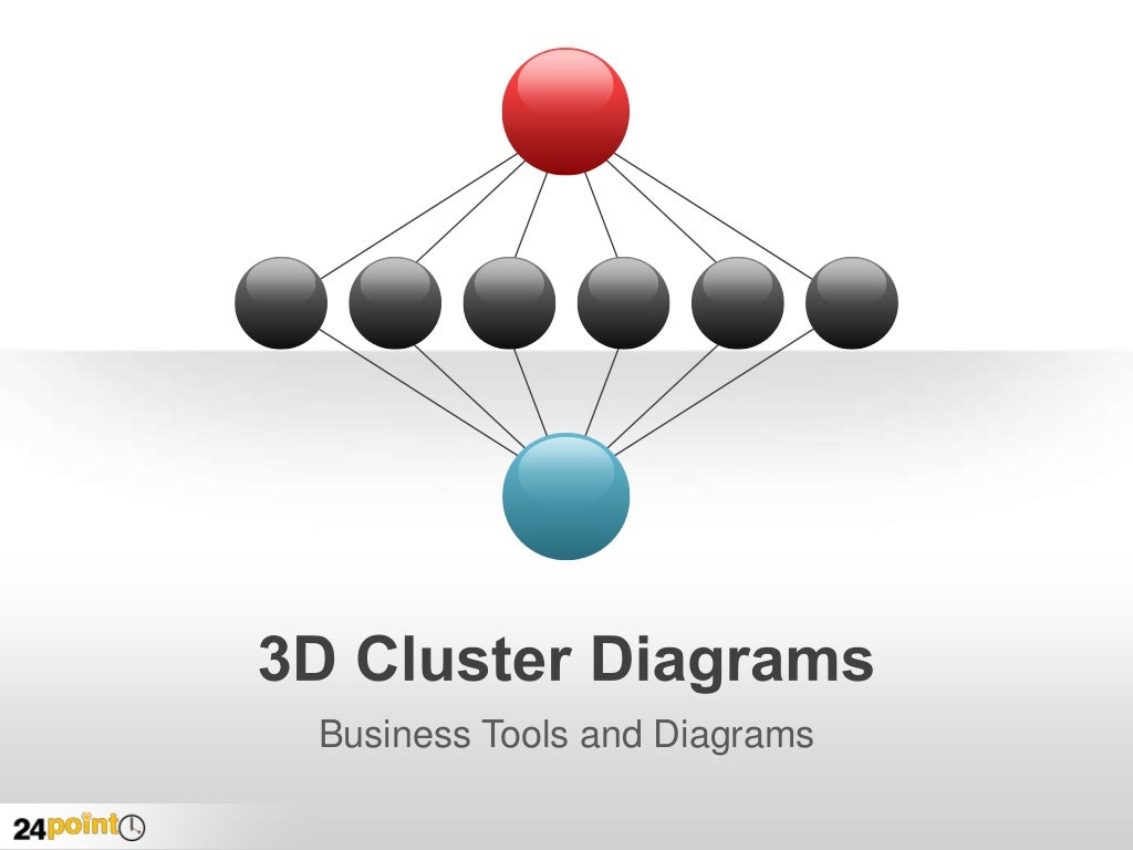 3d-cluster-diagrams-powerpoint-slides