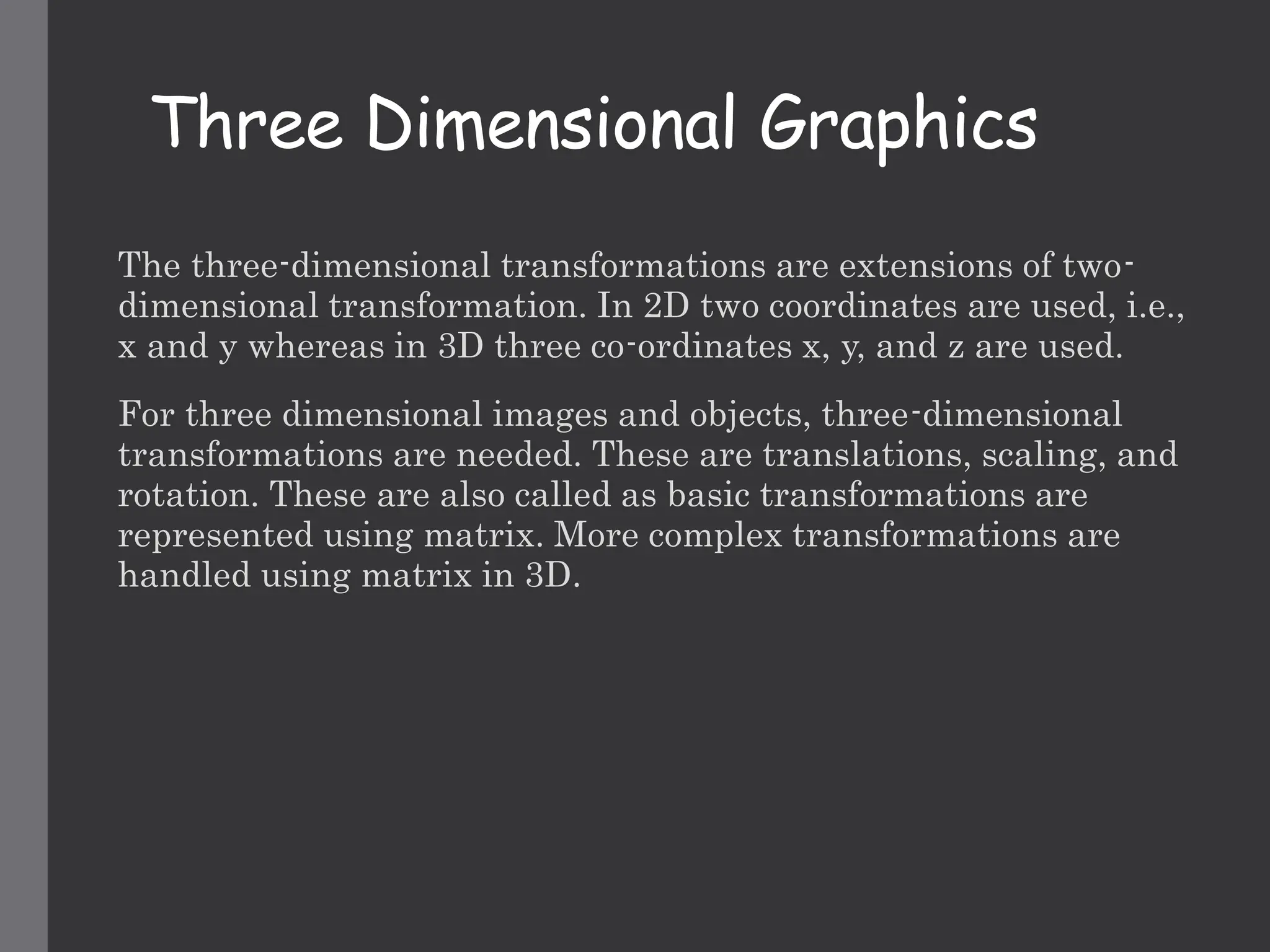 3D computer Graphic PPT.pptx in computer graphics | PPTX