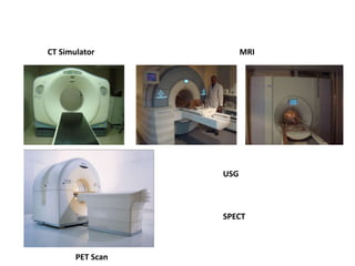 CT Simulator
PET Scan
MRI
USG
SPECT
 