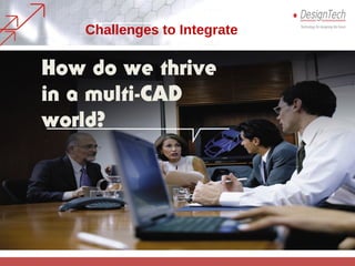 Challenges to Integrate
How do we thrive
in a multi-CAD
world?
 