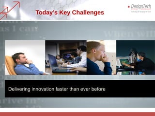 A major shift
These challenges require
How products are designedA breakthrough design technologyDelivering innovation faster than ever before
Today’s Key Challenges
 
