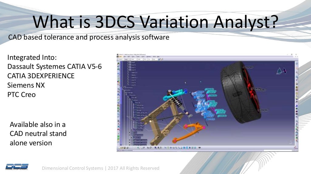 CATIA Integrated Tolerance Analysis 3DCS for CATIA V5