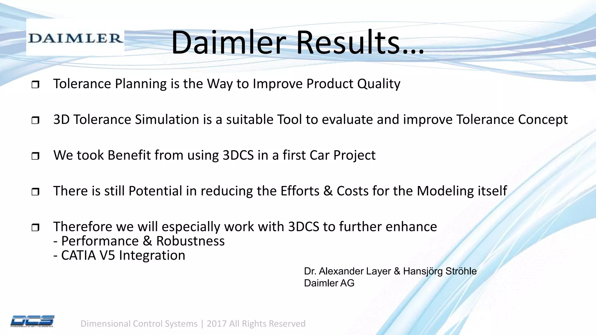 3DCS Dimensional Variation Analysis Integrated in Siemens NX CAD | PPTX