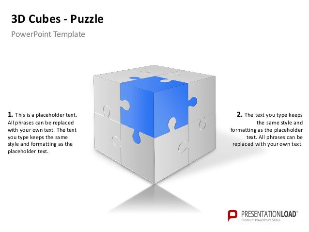 powerpoint 3 d cubes puzzle template ppt puzzle template