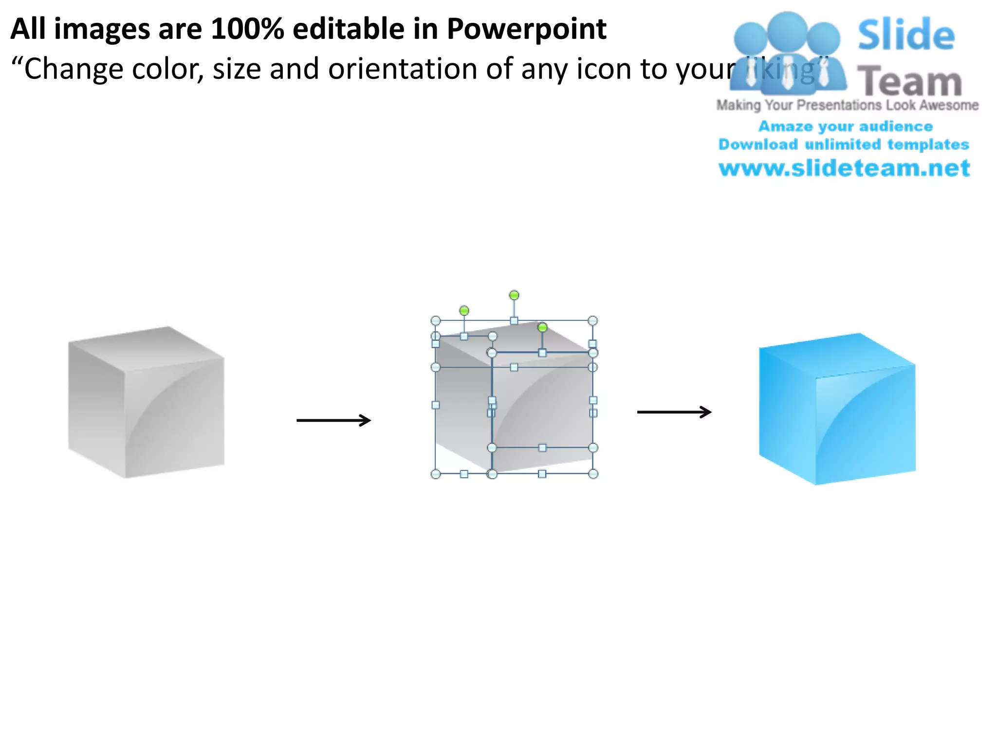 3d cubes 3x3x3 powerpoint presentation slides ppt templates | PDF