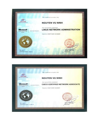 certificates