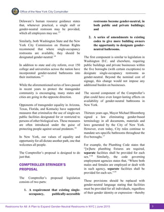 Gender Neutral Bathrooms FINAL 6 26 15 | PDF - Luxury Condos, Nominal Discrimination, U Bathrooms