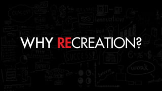 WHY RECREATION?
 