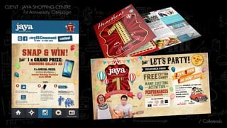 CLIENT : JAYA SHOPPING CENTRE 
1st Anniversary Campaign
/ Collaterals
 