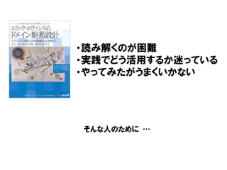 そんな人のために …そんな人のために …
・読み解くのが困難
・実践でどう活用するか迷っている
・やってみたがうまくいかない
 