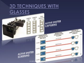 133D DISPLAY TECHNIQUE
 