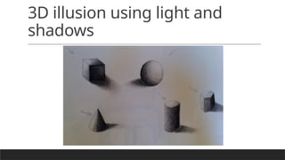 3D Drawing Art Lesson.pptx it covers 3D drawing | PPTX