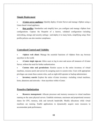 Server Virtualization With VMware_Project Doc [Latest Updated] | PDF