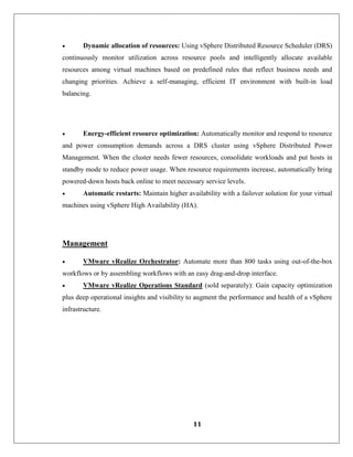 Server Virtualization With VMware_Project Doc [Latest Updated] | PDF