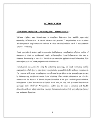 Server Virtualization With VMware_Project Doc [Latest Updated] | PDF