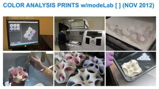 COLOR ANALYSIS PRINTS w/modeLab [ ] (NOV 2012)
 