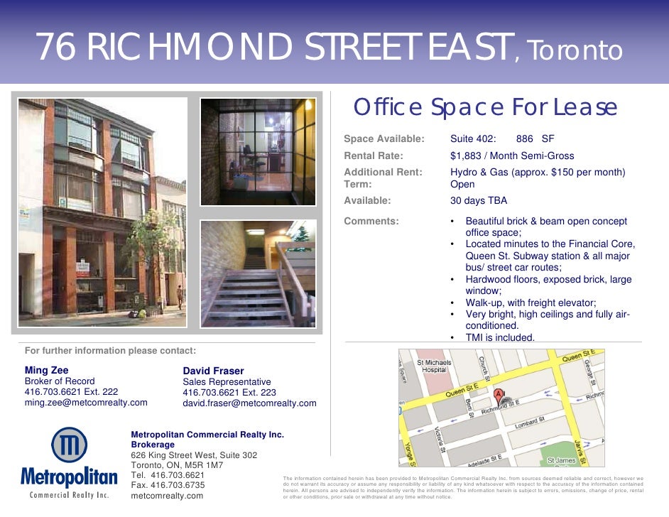 3 deals 2 may - Toronto Commercial Real Estate and office space for l…