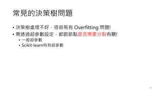 ҊěQߘ䆖}
? Qߘ̎ã Overfitting }!
? ͸^OcǷҪP!
? һ㳬
? Scikit-learnг
29
 