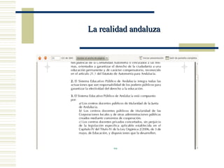 La realidad andaluza
 