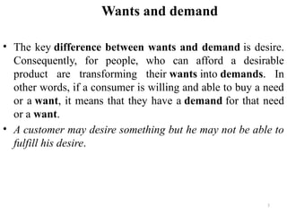 ch 4 vocabulary demand the combination of desire... 3 Demand analysis health economics finance | PPTX