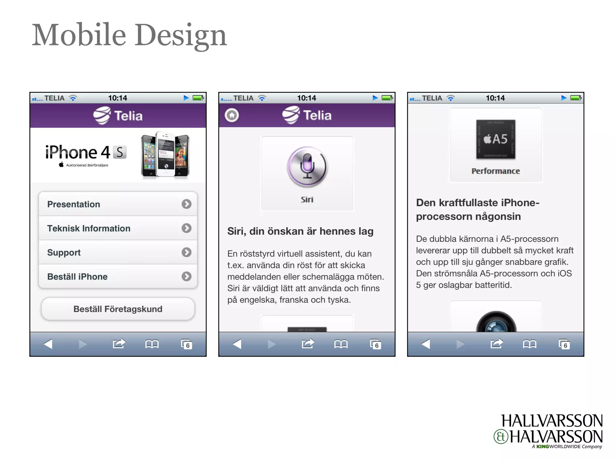 Mobile Design
 