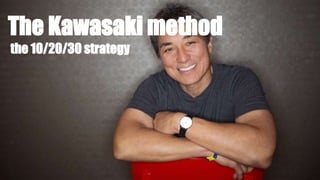 The Kawasaki method
the 10/20/30 strategy
 