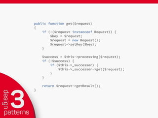 class ProductFactory
{
public static function hydrate($data, $config)
{
$type = $data[‘type’];
$className = $config[‘products’][$type][‘class’];
$product = new $className($data);
return $product;
}
}
 