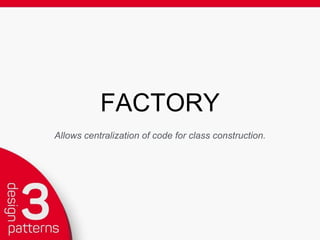 TERMINOLOGY
• Interface:
• An outline or a blueprint for classes. Cannot be instantiated.
• Abstract class:
• A class that can serve as an outline, while providing base
functionality of its own. Can implement an interface. Cannot be
instantiated.
 