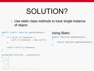 PHP: 4 Design Patterns to Make Better Code | PPT