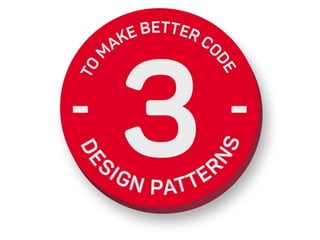DESIGN PATTERN BENEFITS
• Presents a common solution to a problem.
• Common solution = faster implementation
• Recognizabl...
