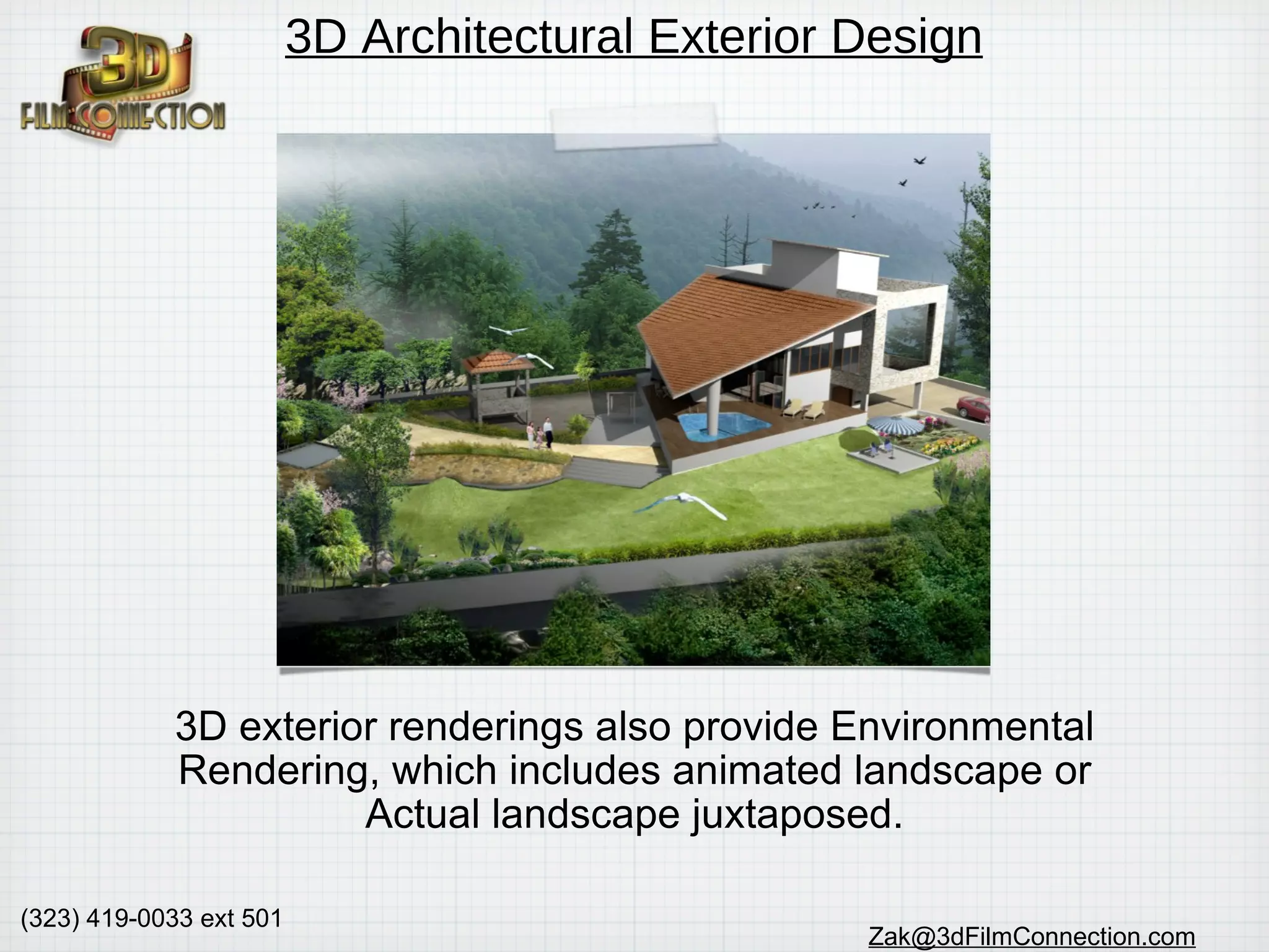 Environmental Render 3D Architectural Rendering Info | PPT