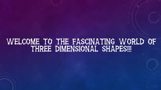 3 THREE DIMENSIONAL FIGURES | PDF