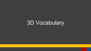 3D Vocabulary
 