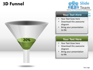 3d funnel powerpoint presentation slides ppt templates | PDF