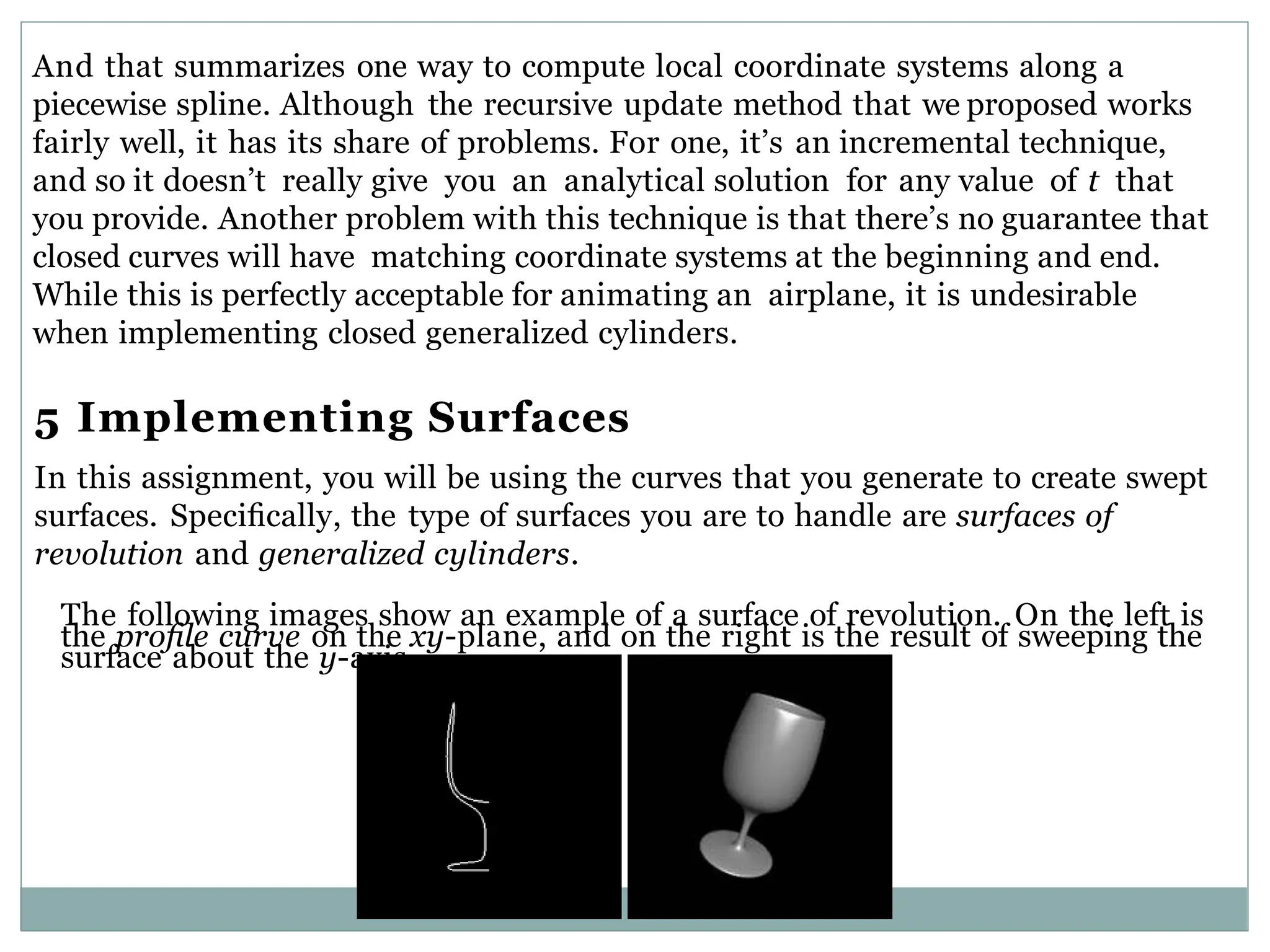 Buildig Using Splines 3D Geometry Unleashed: Building with Splines and Surfaces | PPTX