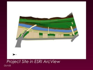 Project Site in ESRI ArcView 
Oct-03 
 