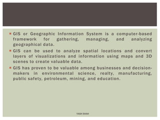 3D GIS for urban development | PPTX