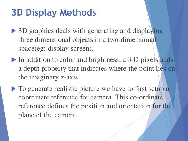 3d Graphics Computer Graphics Fundamentals 3d Graphics Computer Graphics Fundamentals