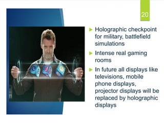 3d holographic projection ppt | PPTX