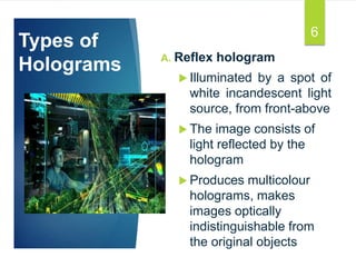 3d holographic projection ppt