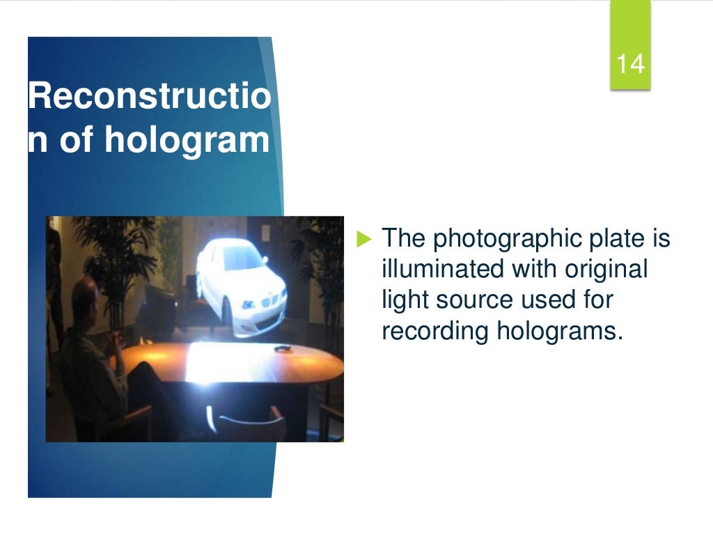 3d holographic projection ppt