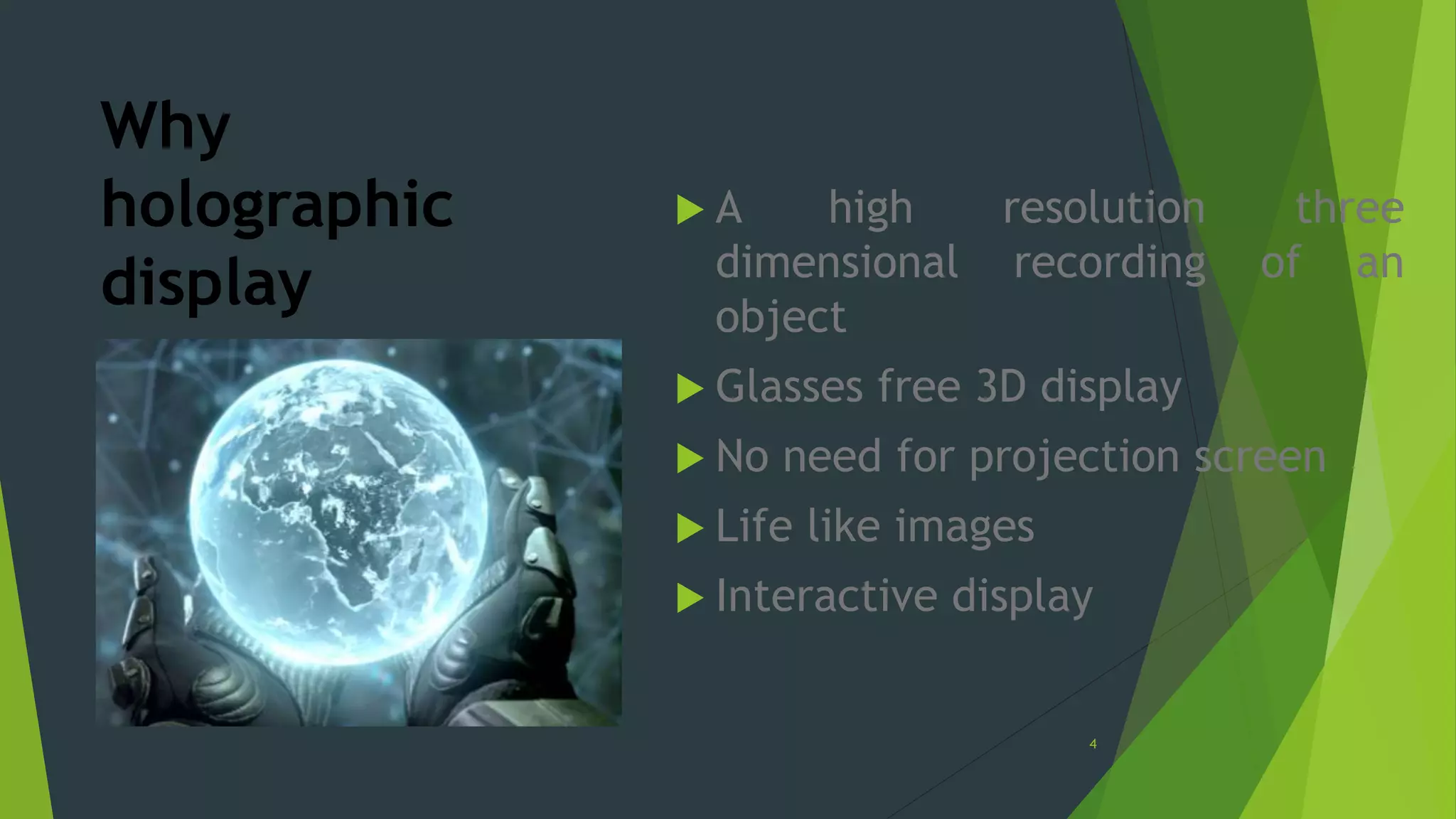 3 d holographic projection technology | PPT