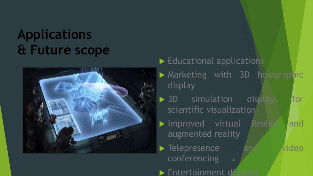 3 d holographic projection technology