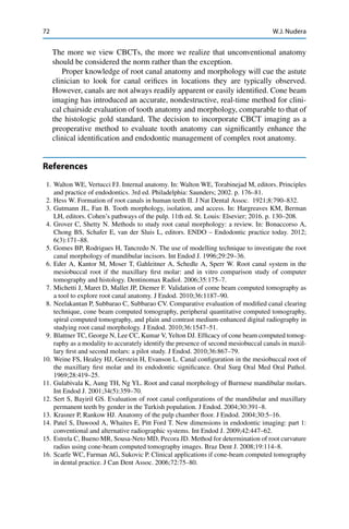 Gutmann Method 3 d imaging in endodontics a new era in diagnosis and treatment | PDF